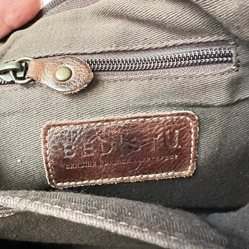 Brown Leather Crossbody Bag - Picture 7 of 9